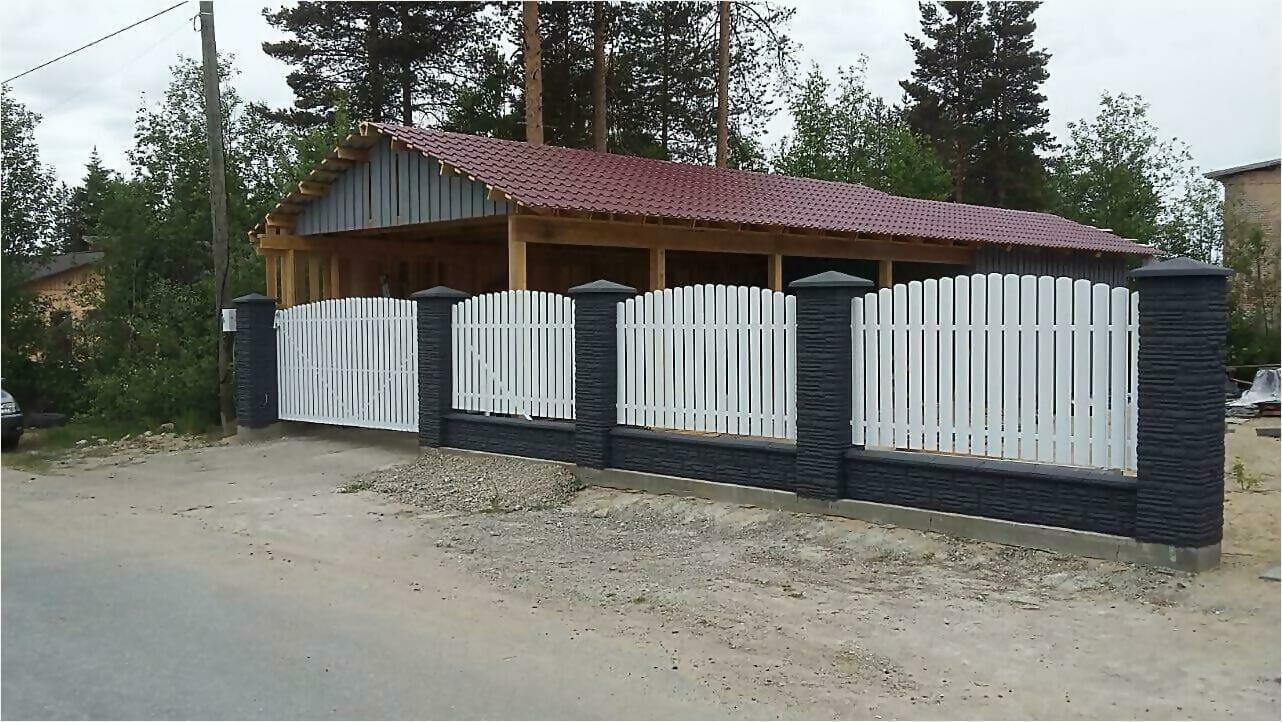 забор из штакетника 85м фото1 в Магнитогорске