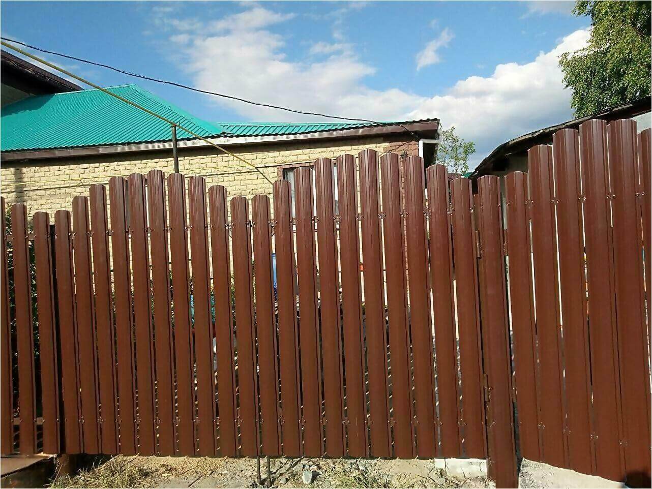 забор-ранчо из штакетника 70м фото3 в Магнитогорске