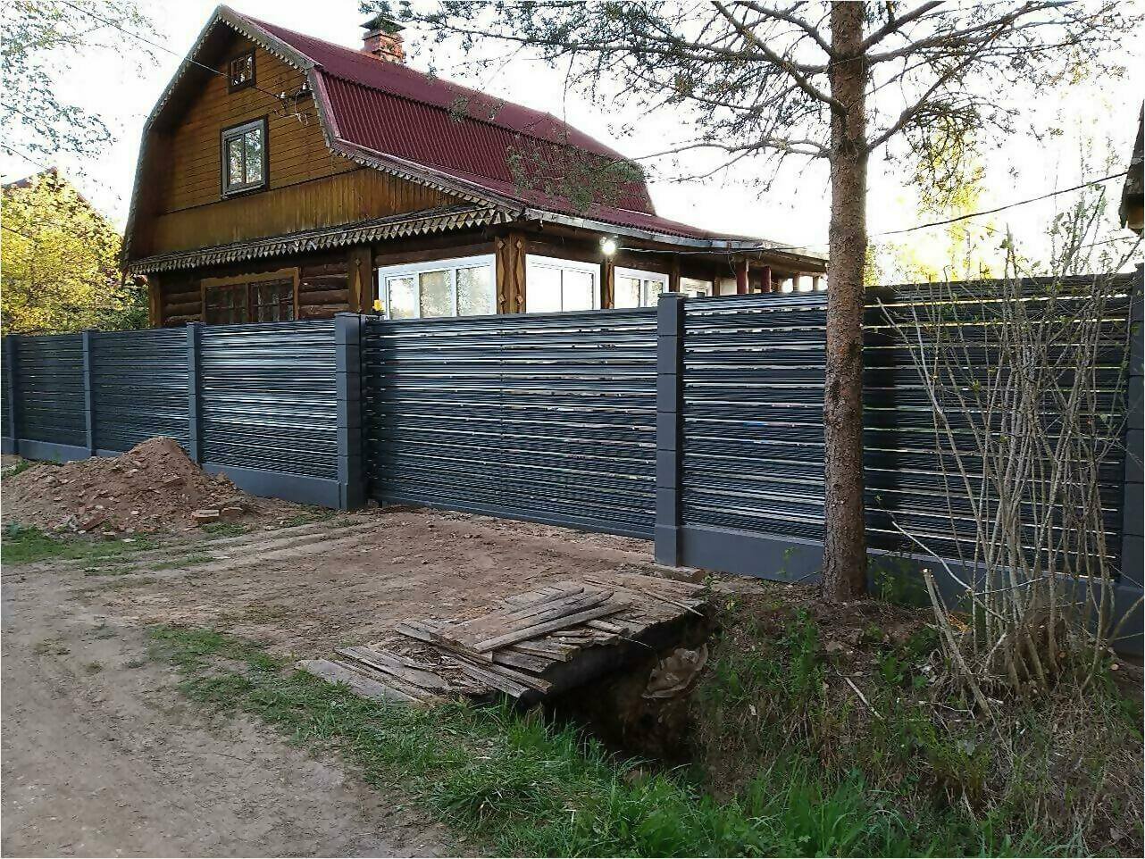 забор-ранчо из штакетника 75м фото4 в Магнитогорске