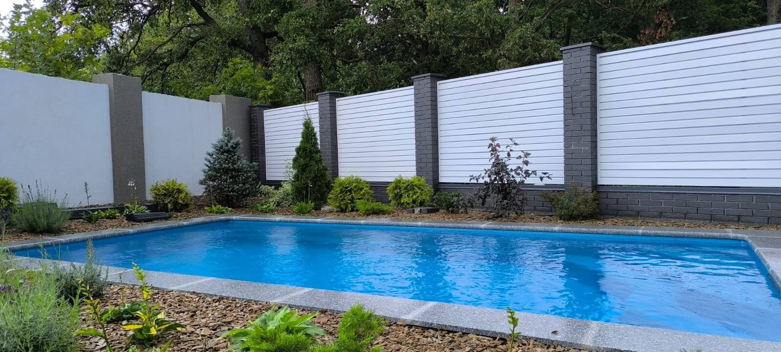 Забор-жалюзи из ламелей Хай-Тек 54м RAL9003 Белый фото 4 в Магнитогорске