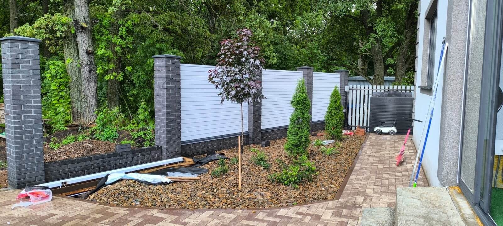 Забор-жалюзи из ламелей Хай-Тек 54м RAL9003 Белый фото 3 в Магнитогорске